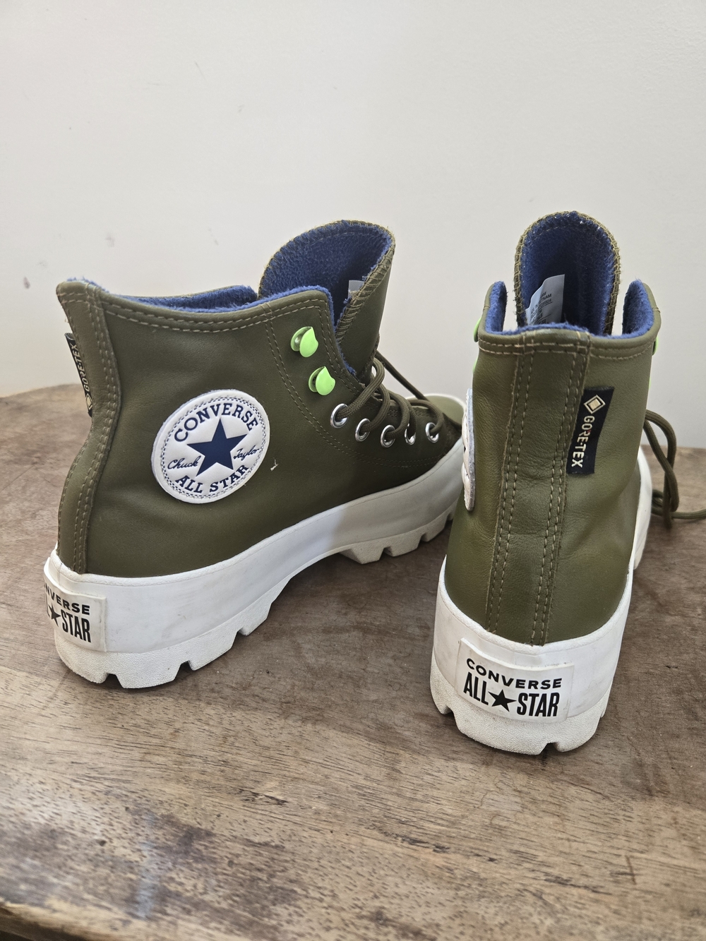 Converse All Star Olive Green High-Top Sneakers